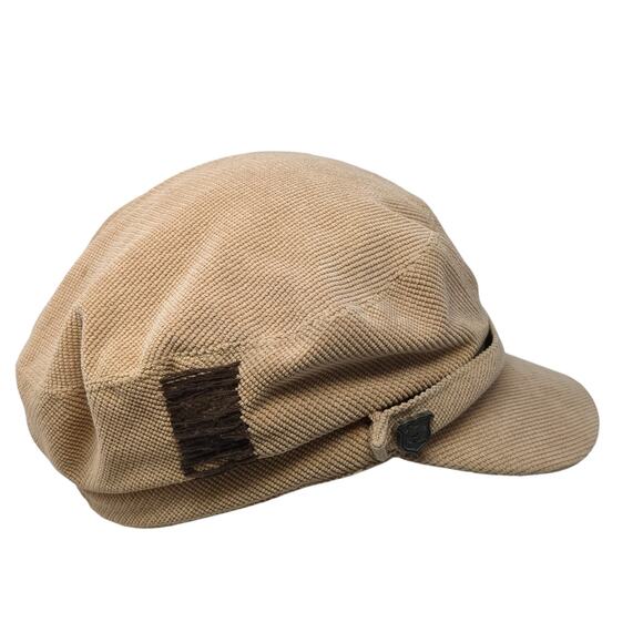 Peter Grimm Fitted Cadet Army Hat Brown One Size Solid Outdoor Casual - Picture 1 of 9